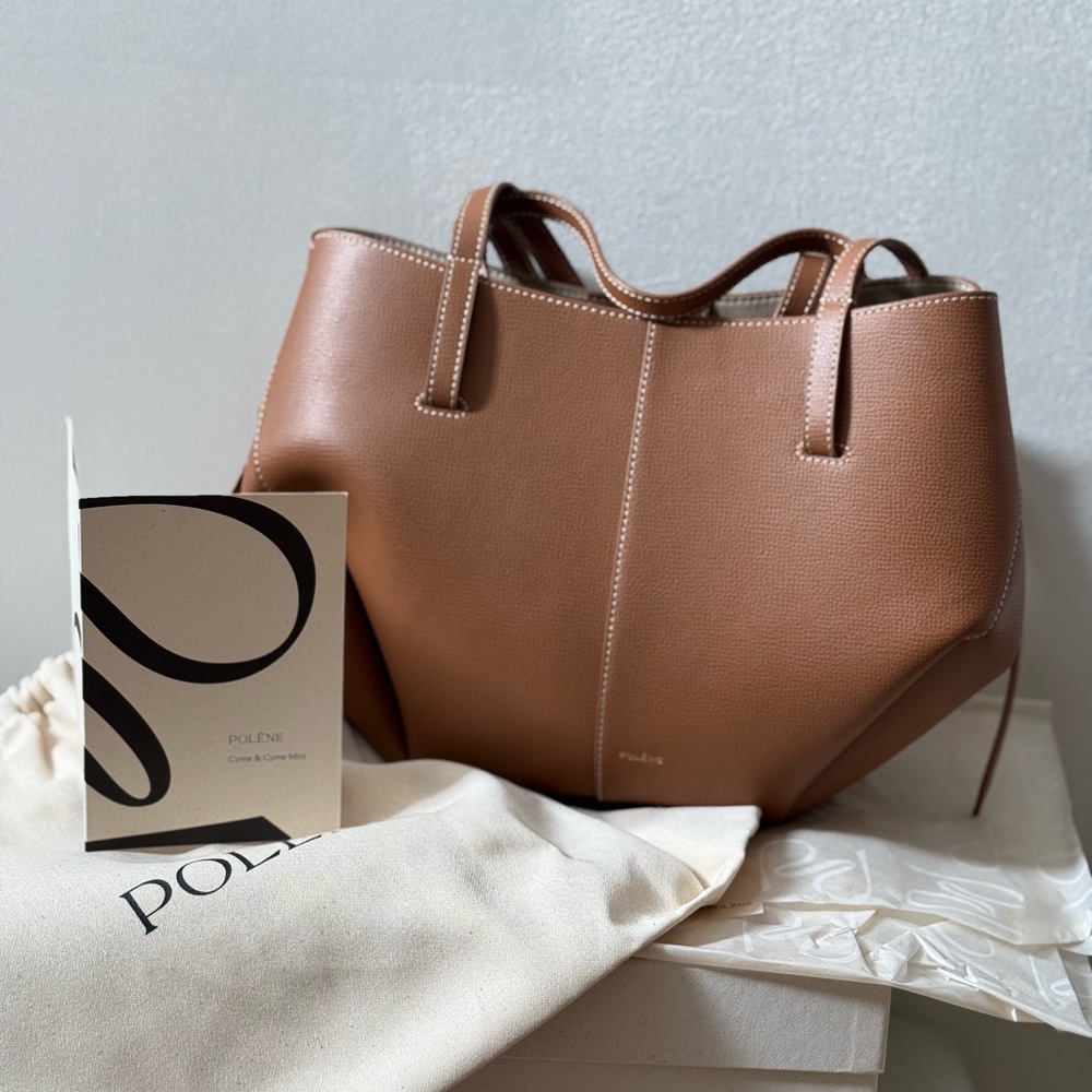Polène Cyme Mini (Textured Camel)